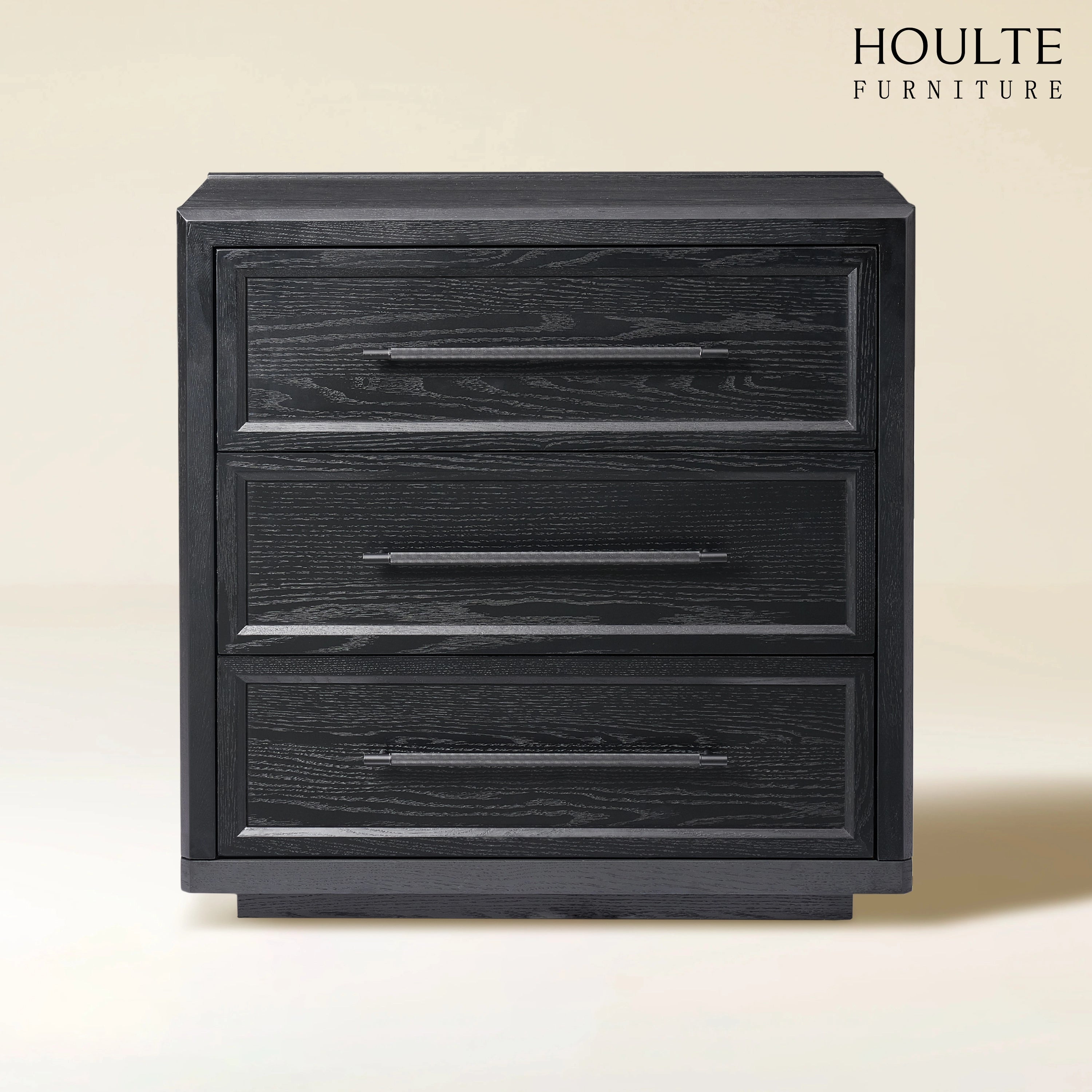 Alvar 32″ Oak 3-Drawer Chest