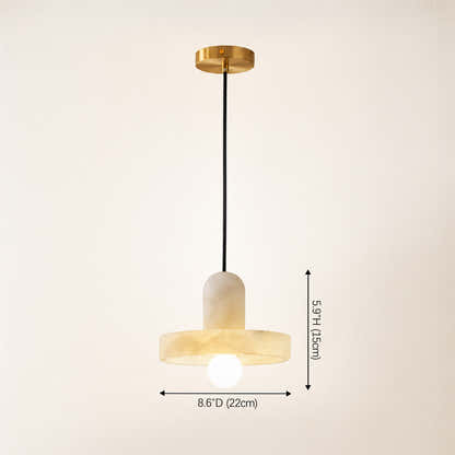 Carrano Alabaster Pendant