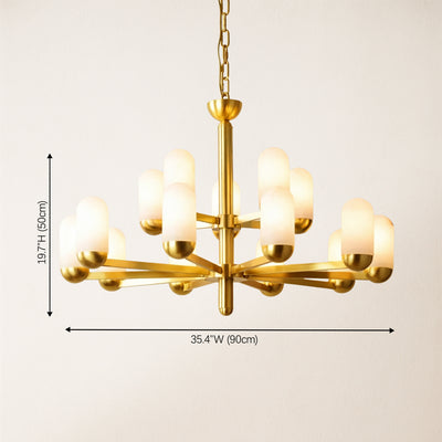 Noctra Alabaster Chandelier