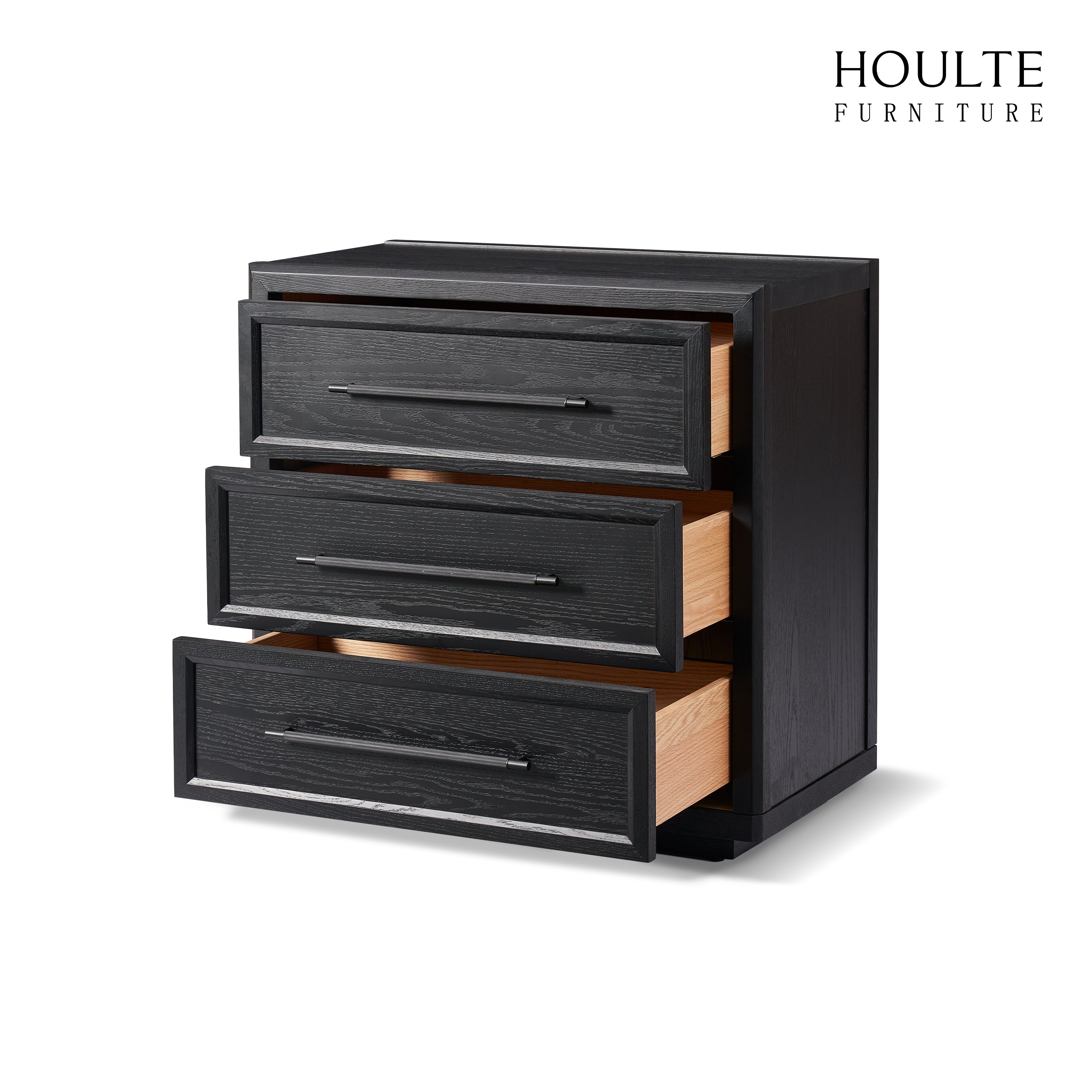 Alvar Oak 3-Drawer Chest