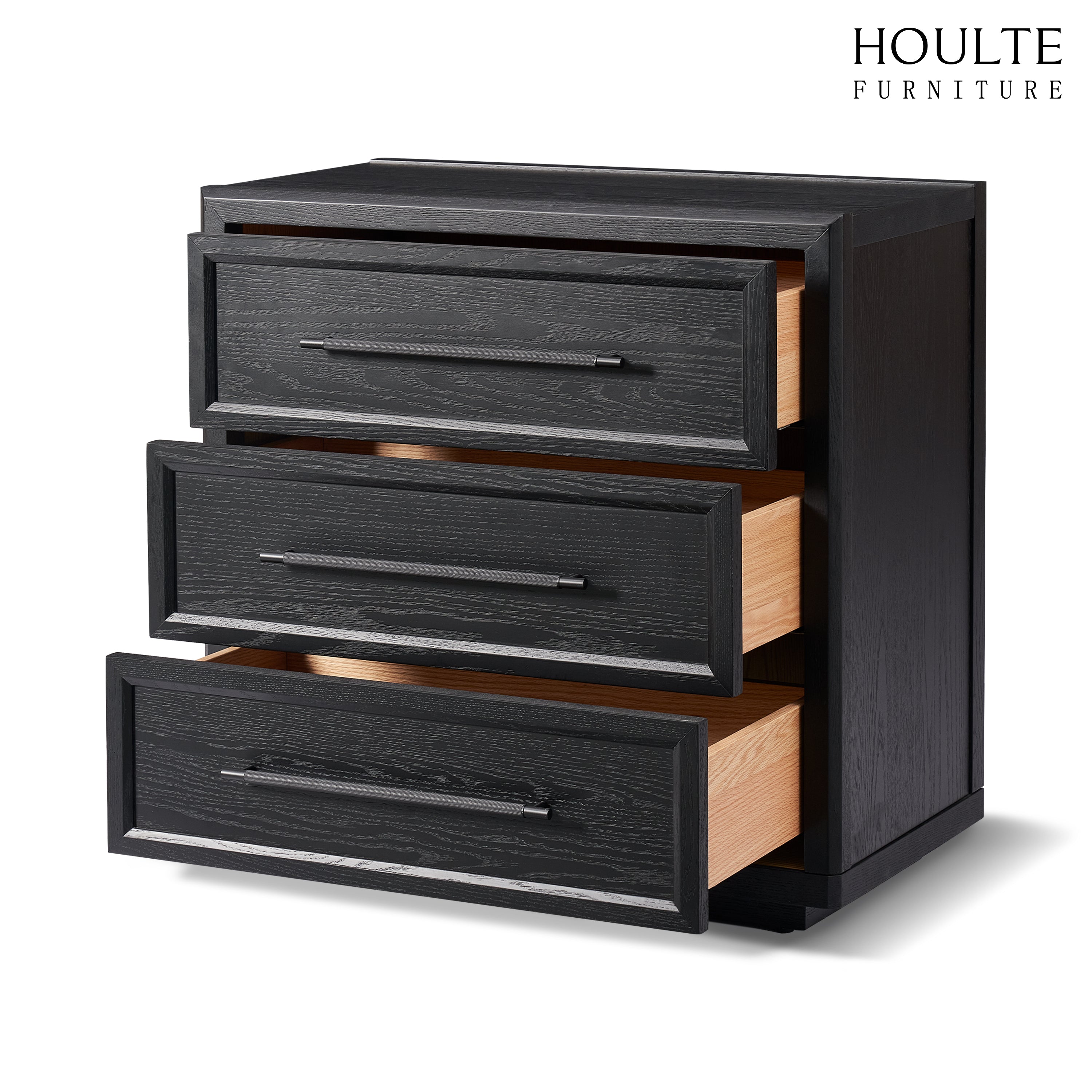 Alvar Arched Oak Modular Media Console(Set of 3)
