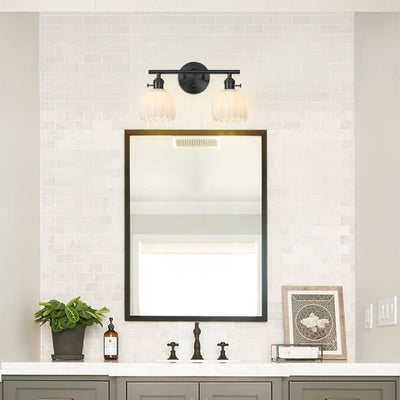 Orbixa Milky Glass 2-Lights Wall Sconce 15"W
