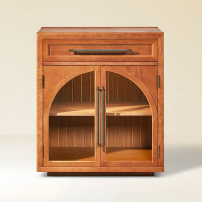 Alvar Arched 91" Oak Sideboard with Drawers(Set of 3)