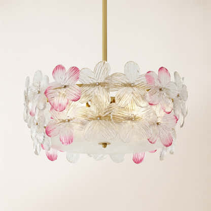 Blumea Cluster Glass Flush Mount