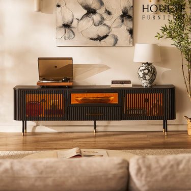 Holton Oak Media Console 80"W