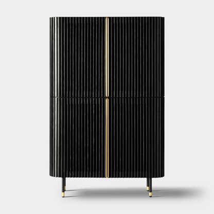 Ewan 67″H Oak Vertical Combination Cabinet(Set of 2)