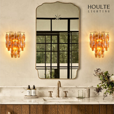 Celestial Drop Glass Wall Sconce 19.6"H