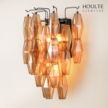 Celestial Drop Glass Wall Sconce 19.6"H