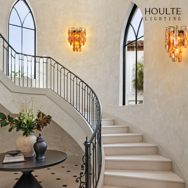 Celestial Drop Glass Wall Sconce 19.6"H