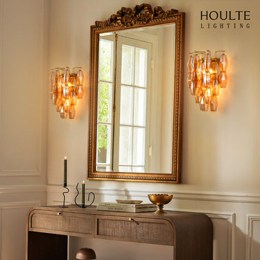 Celestial Drop Glass Wall Sconce 19.6"H