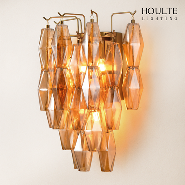 Celestial Drop Glass Wall Sconce 19.6"H