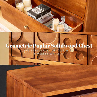 Rive Gauche Poplar Solidwood Drawer 63"W