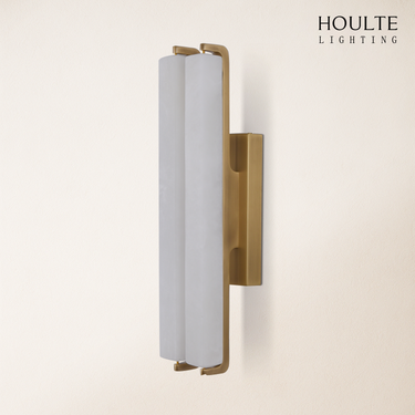 Clara Glow Alabaster Double Wall Sconce 19"H