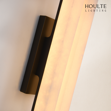 Clara Glow Alabaster Double Wall Sconce 19"H