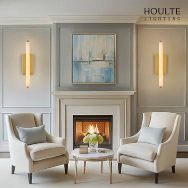 Clara Glow Alabaster Single Wall Sconce 19"H