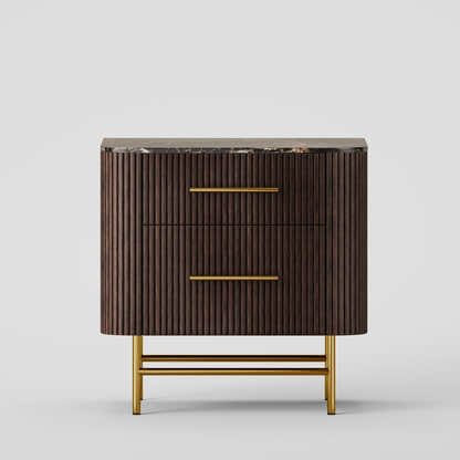 Ewan Sintered Stone Nightstand 26"W