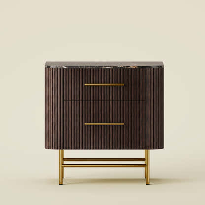 Ewan Sintered Stone Nightstand 26"W