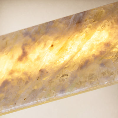 Pietra Blue Marble Linear Chandelier 49.2"D