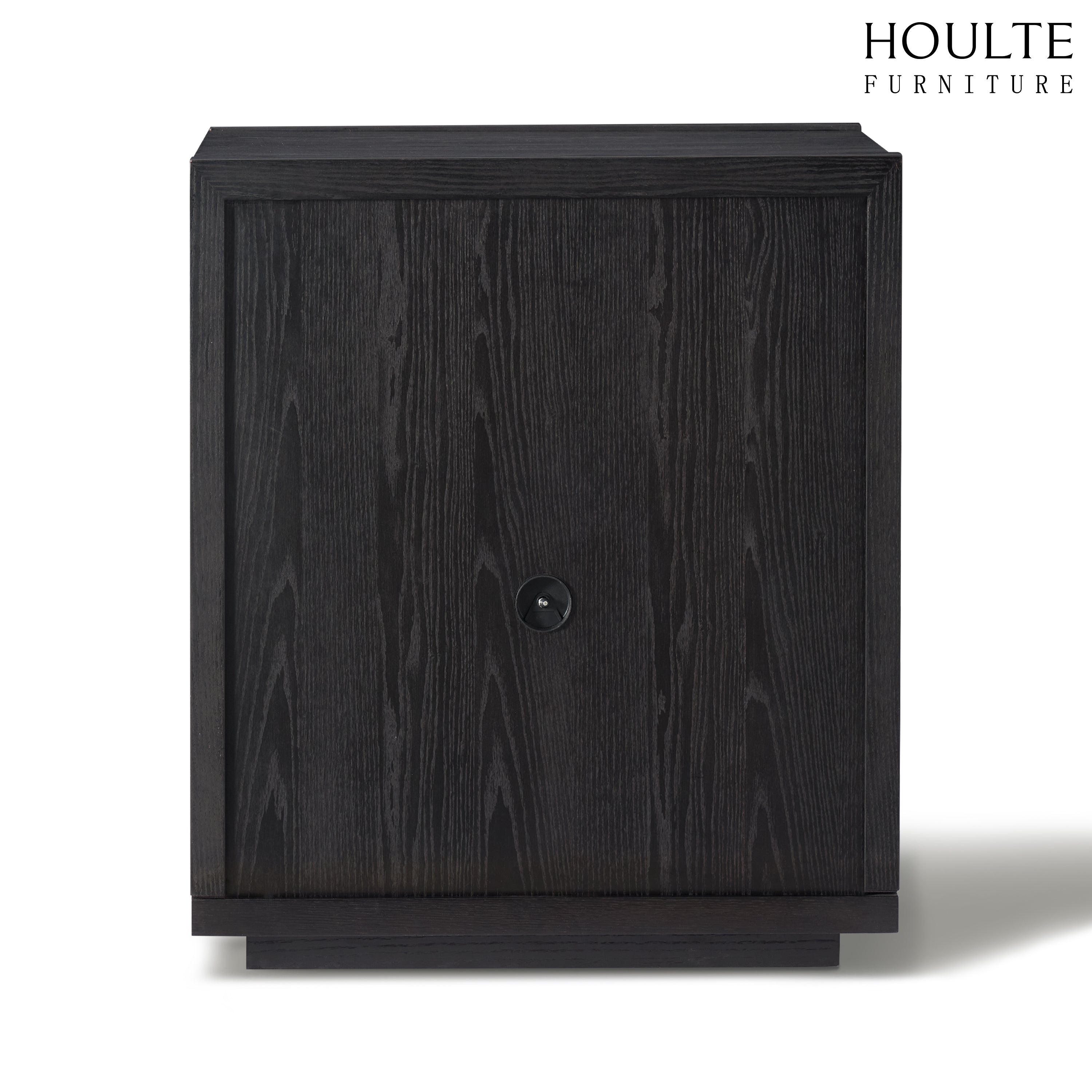 Alvar Arched 32" Oak Storage Cabinet with Drawers