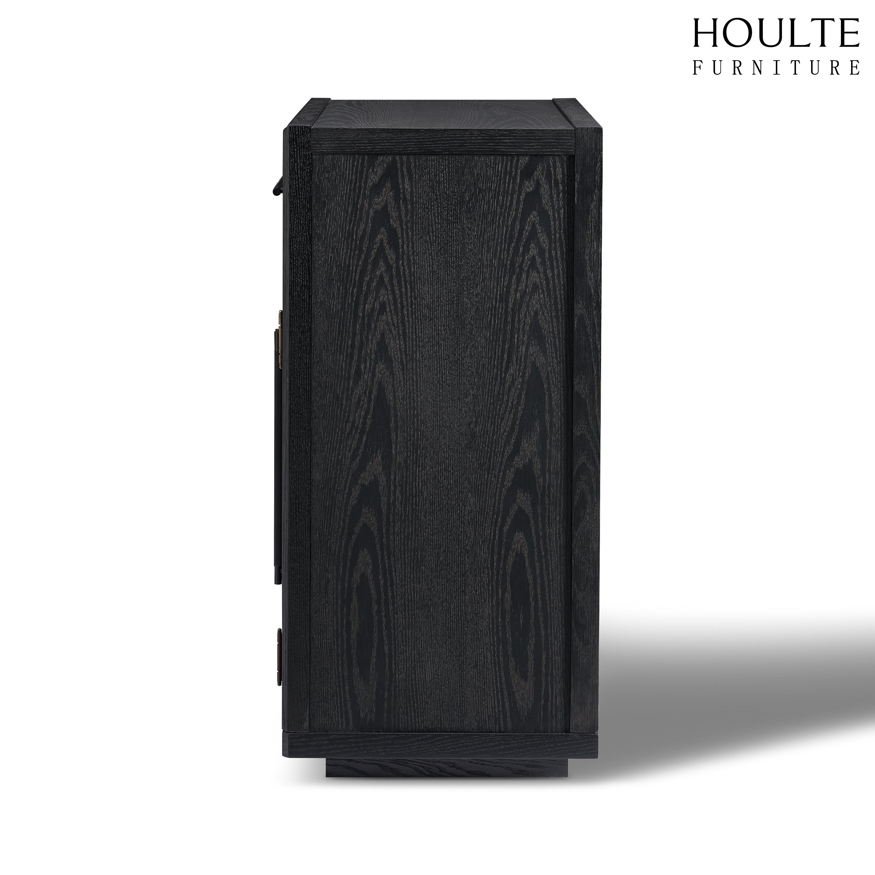 Alvar Arched 32" Oak Storage Cabinet with Drawers