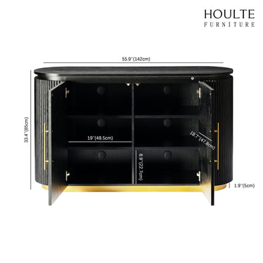Holton Oak Sideboard 56"W