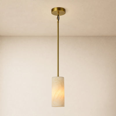 Arlo Resin Cylinder Pendant 3.9"D