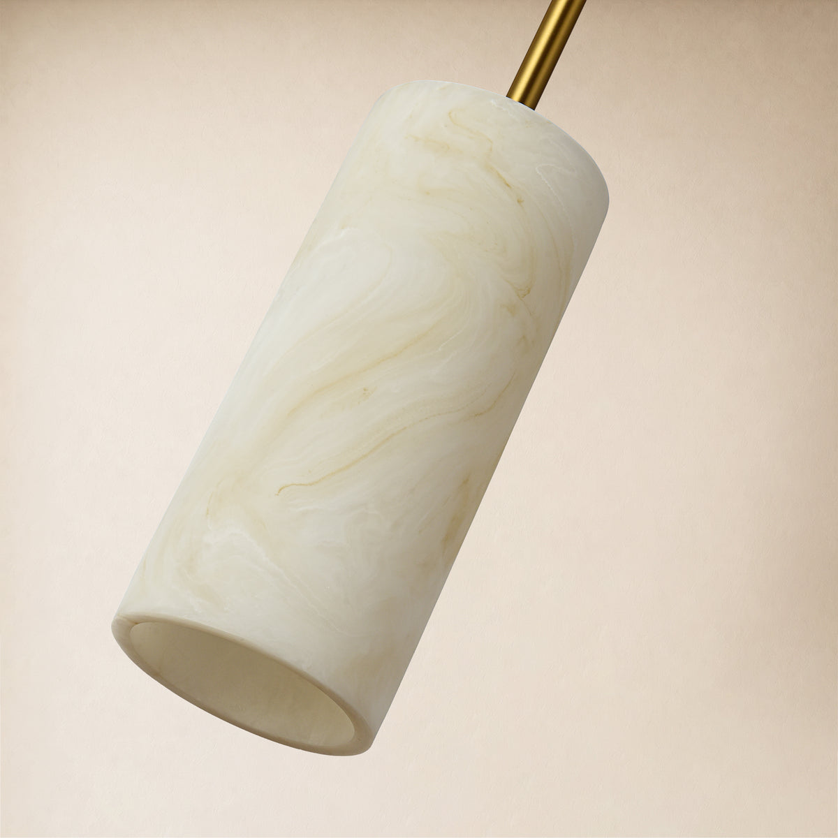 Arlo Resin Cylinder Pendant 5.9"D