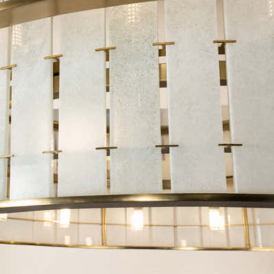 Pietra White Alabaster Tiered Drum Chandelier 33.4"D