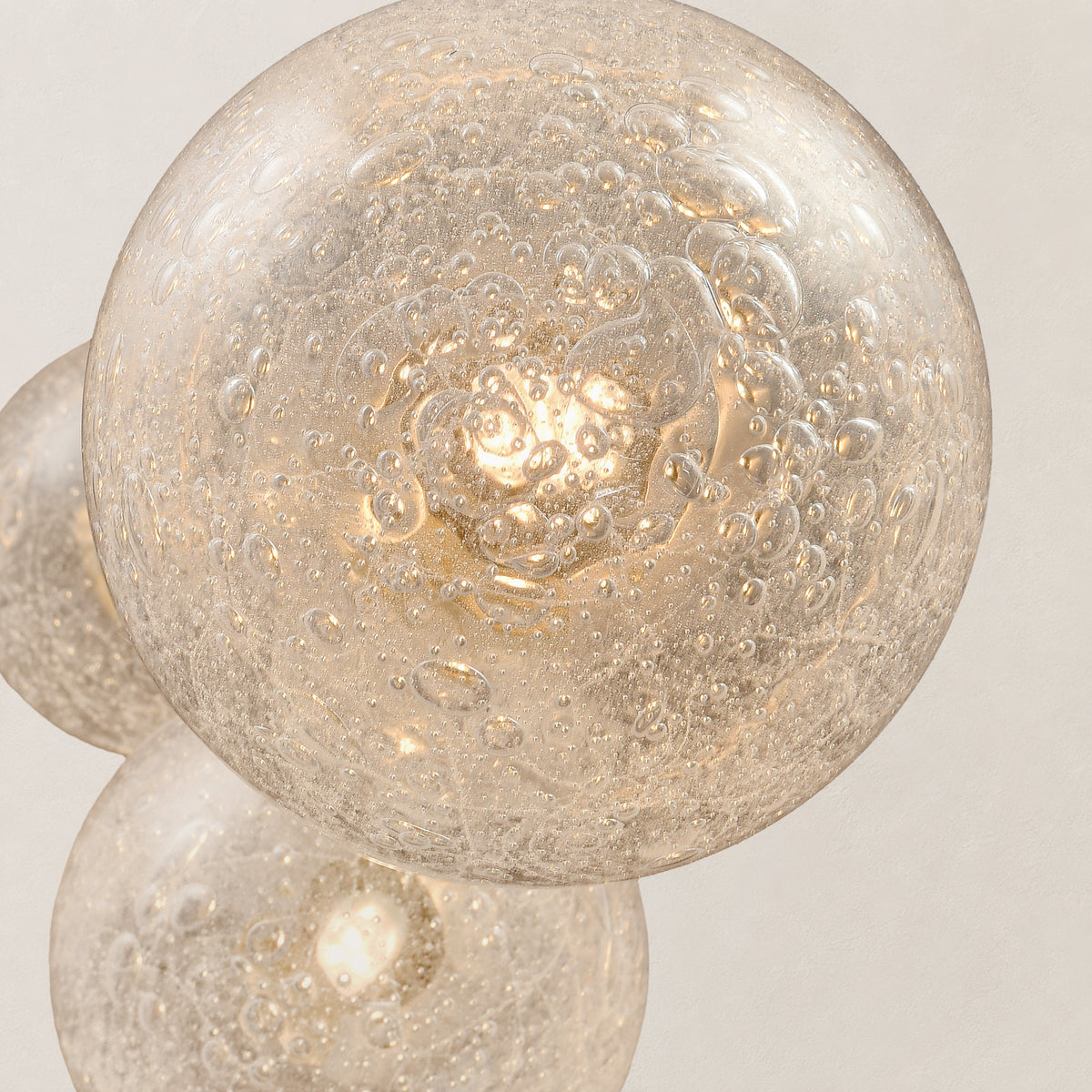Liorenne Bubble Glass Globe Wall Sconce 4.7"D