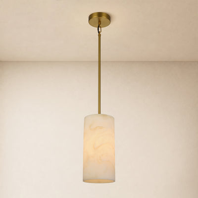 Arlo Resin Cylinder Pendant 5.9"D