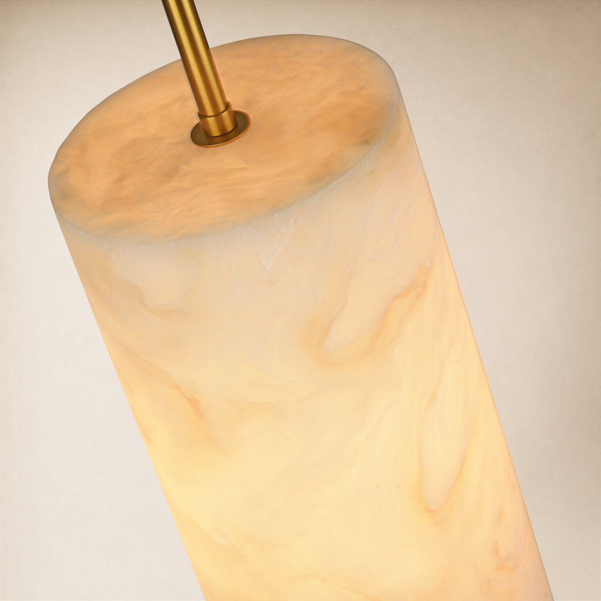 Arlo Resin Cylinder Pendant 3.9"D