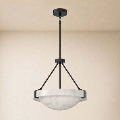 Noverelle Resin Dome Chandelier 18"-30"D 