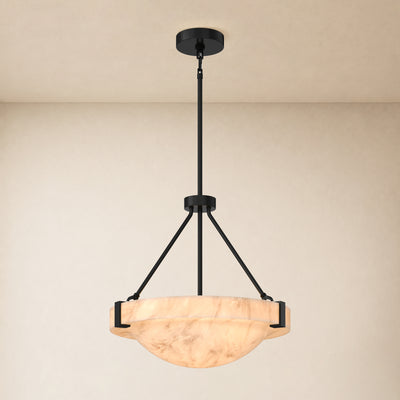 Noverelle Resin Dome Chandelier 18"-30"D 