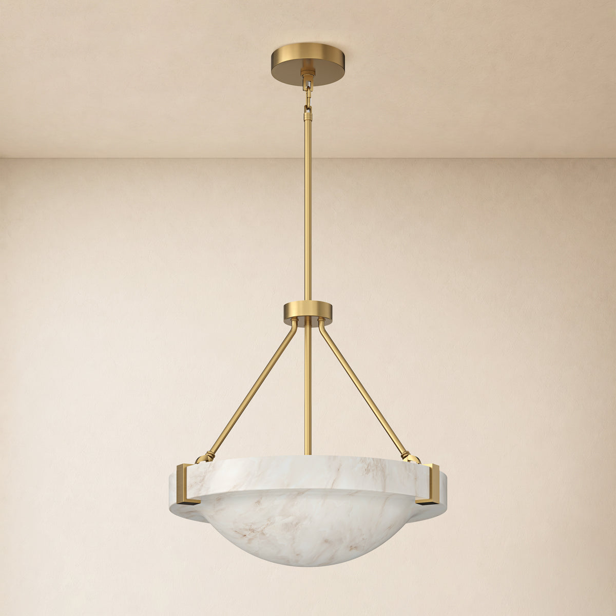 Noverelle Resin Dome Chandelier 18"-30"D 