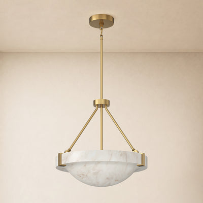 Noverelle Resin Dome Chandelier 18"-30"D 