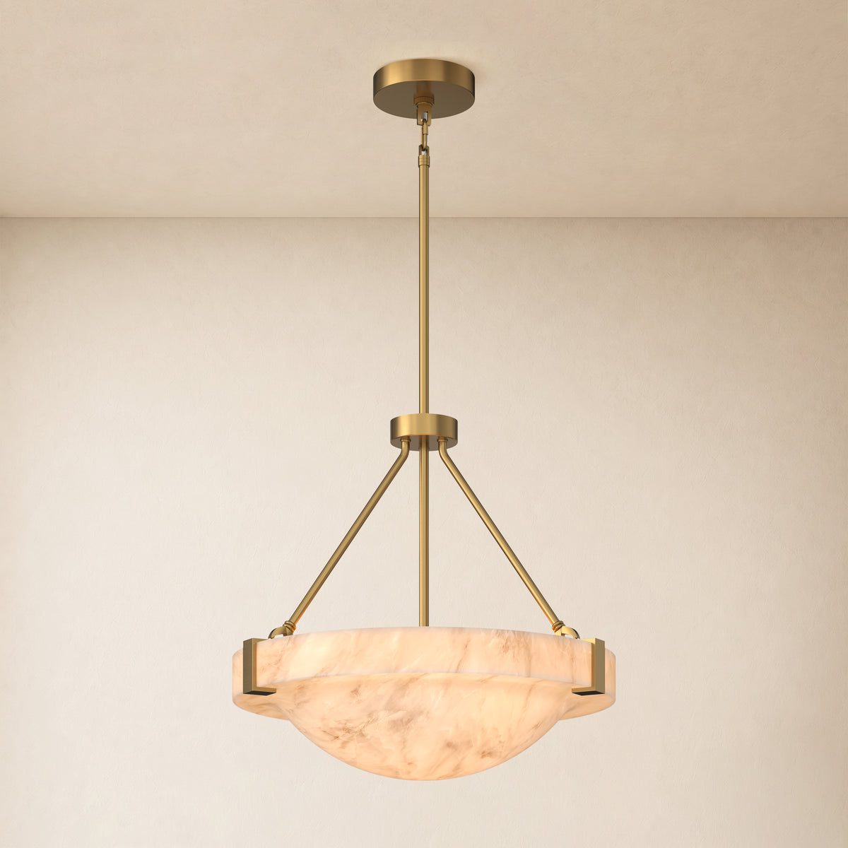 Noverelle Resin Dome Chandelier 18"-30"D 