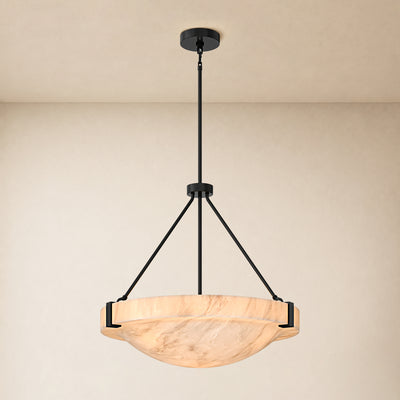 Noverelle Resin Dome Chandelier 18"-30"D 