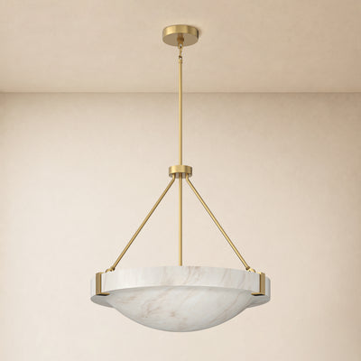 Noverelle Resin Dome Chandelier 18"-30"D 