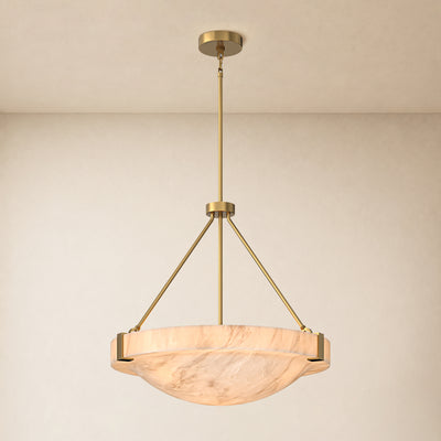 Noverelle Resin Dome Chandelier 18"-30"D 