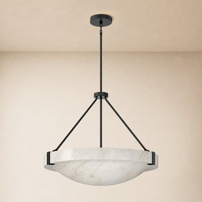 Noverelle Resin Dome Chandelier 18"-30"D 