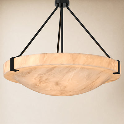 Noverelle Resin Dome Chandelier 18"-30"D
