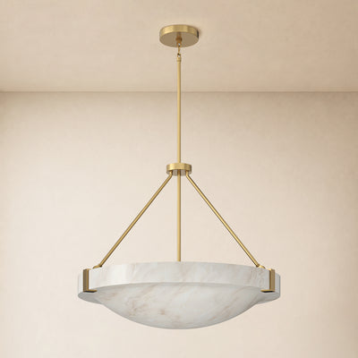 Noverelle Resin Dome Chandelier 18"-30"D 