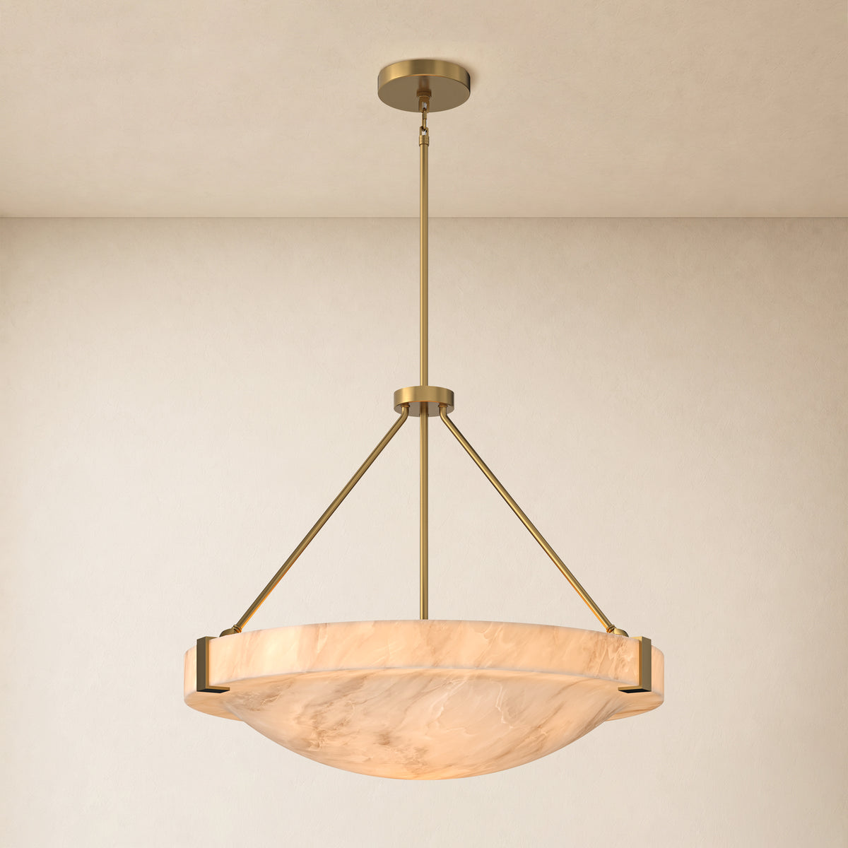 Noverelle Resin Dome Chandelier 18"-30"D 
