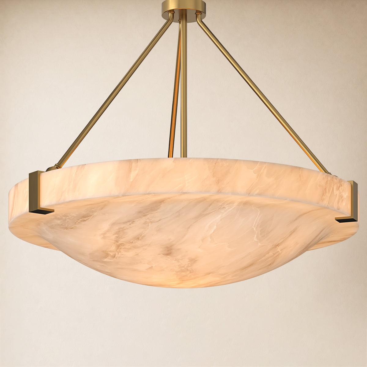 Noverelle Resin Dome Chandelier 18"-30"D