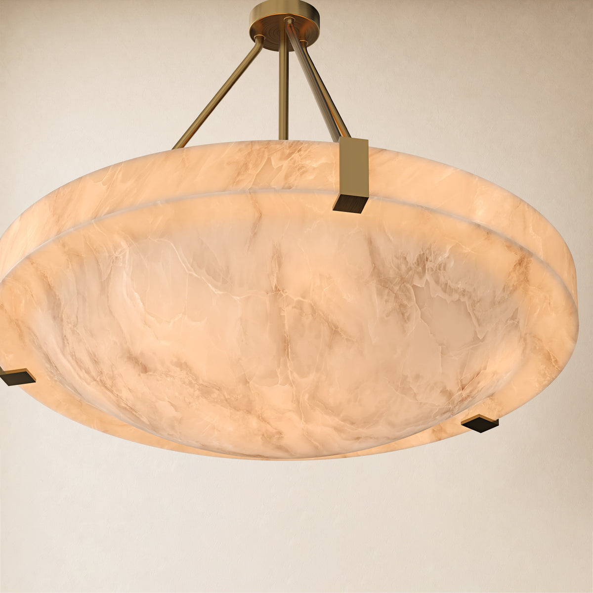 Noverelle Resin Dome Chandelier 18"-30"D