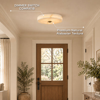 Cora Resin Ceiling Light 11.8"D