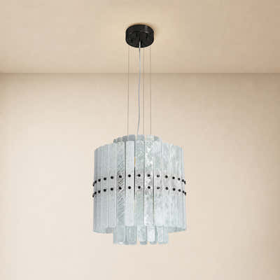 Pietra Crystal Tiered Chandelier 15.7"D