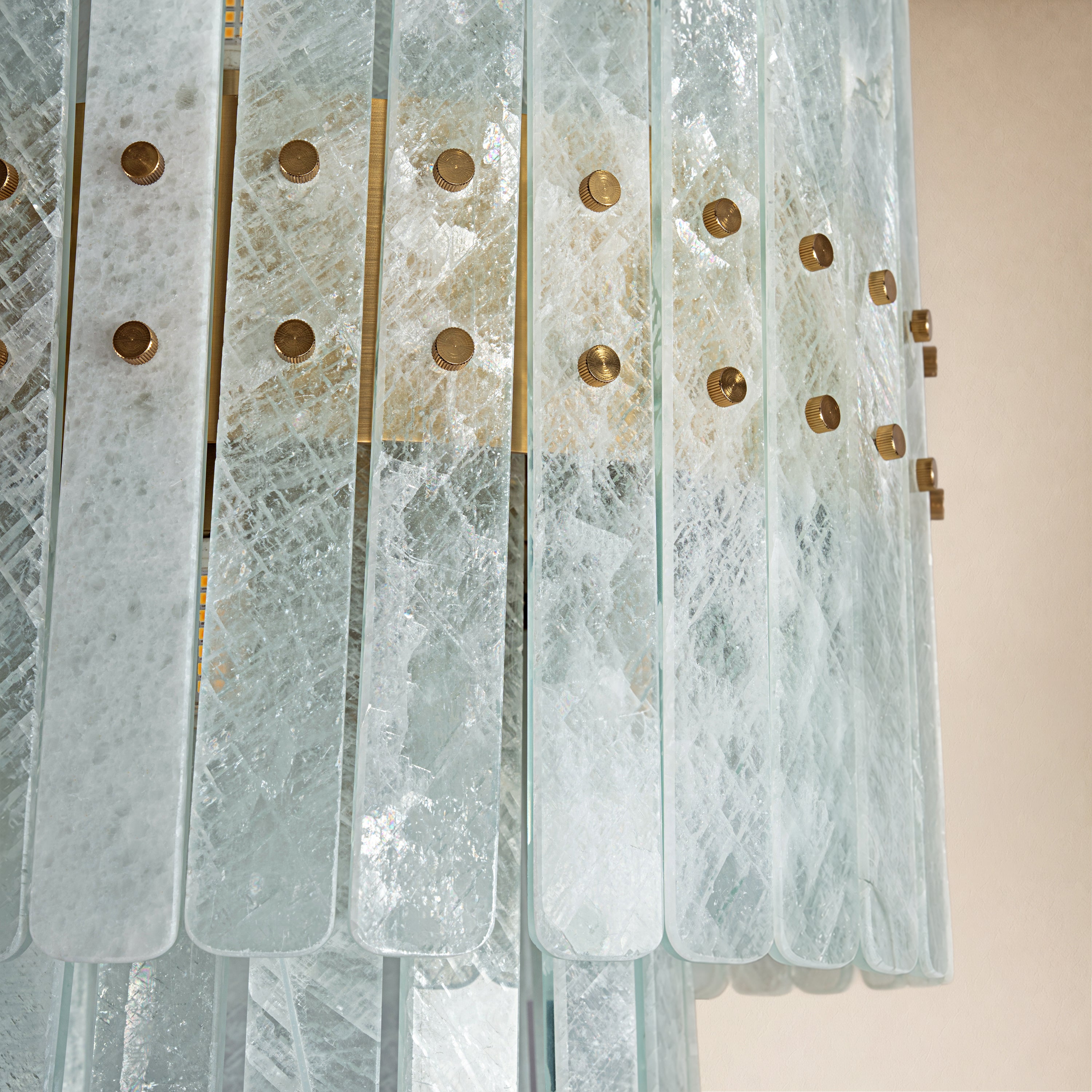 Pietra Crystal Tiered Chandelier 15.7"D