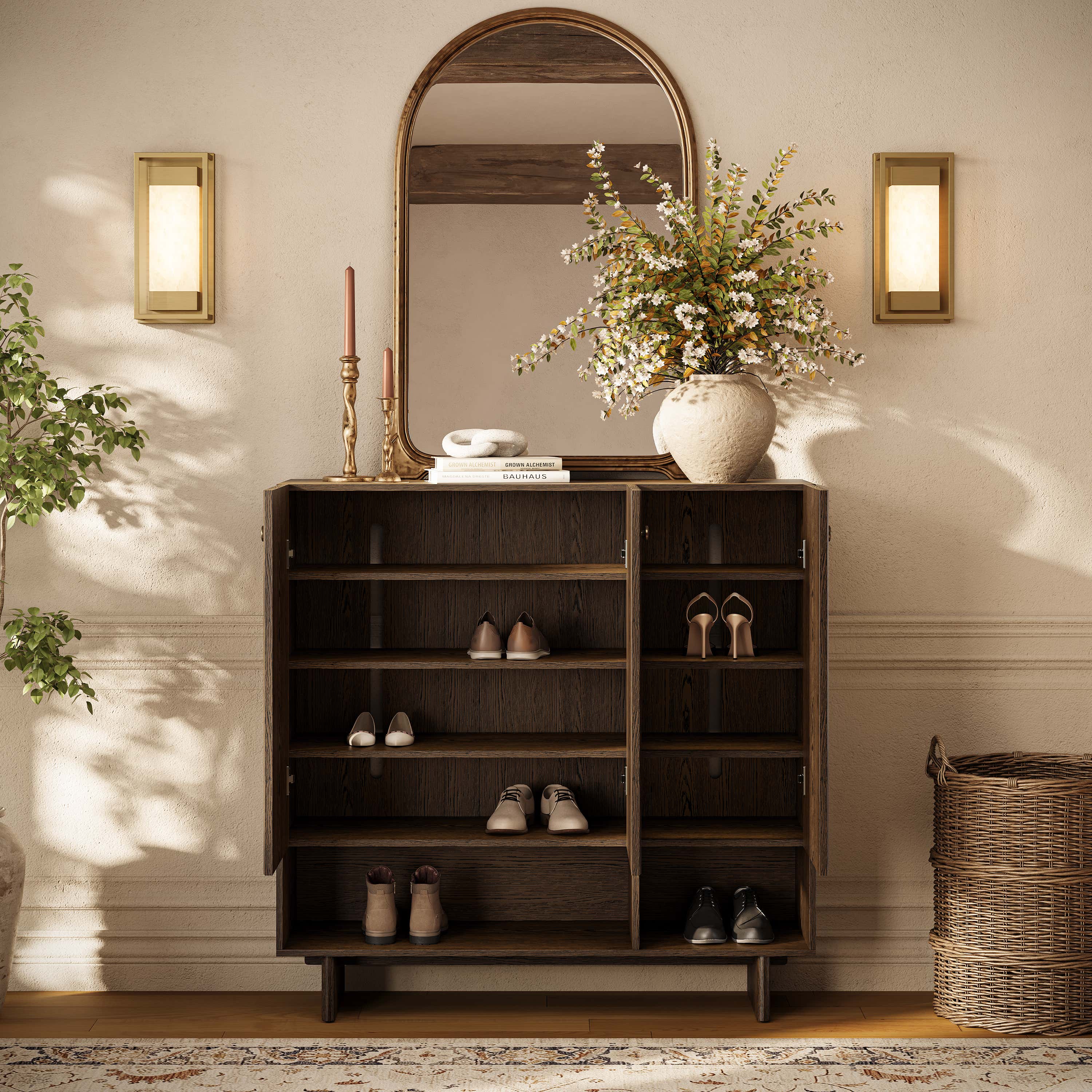 Noor Shoe Storage 47"W