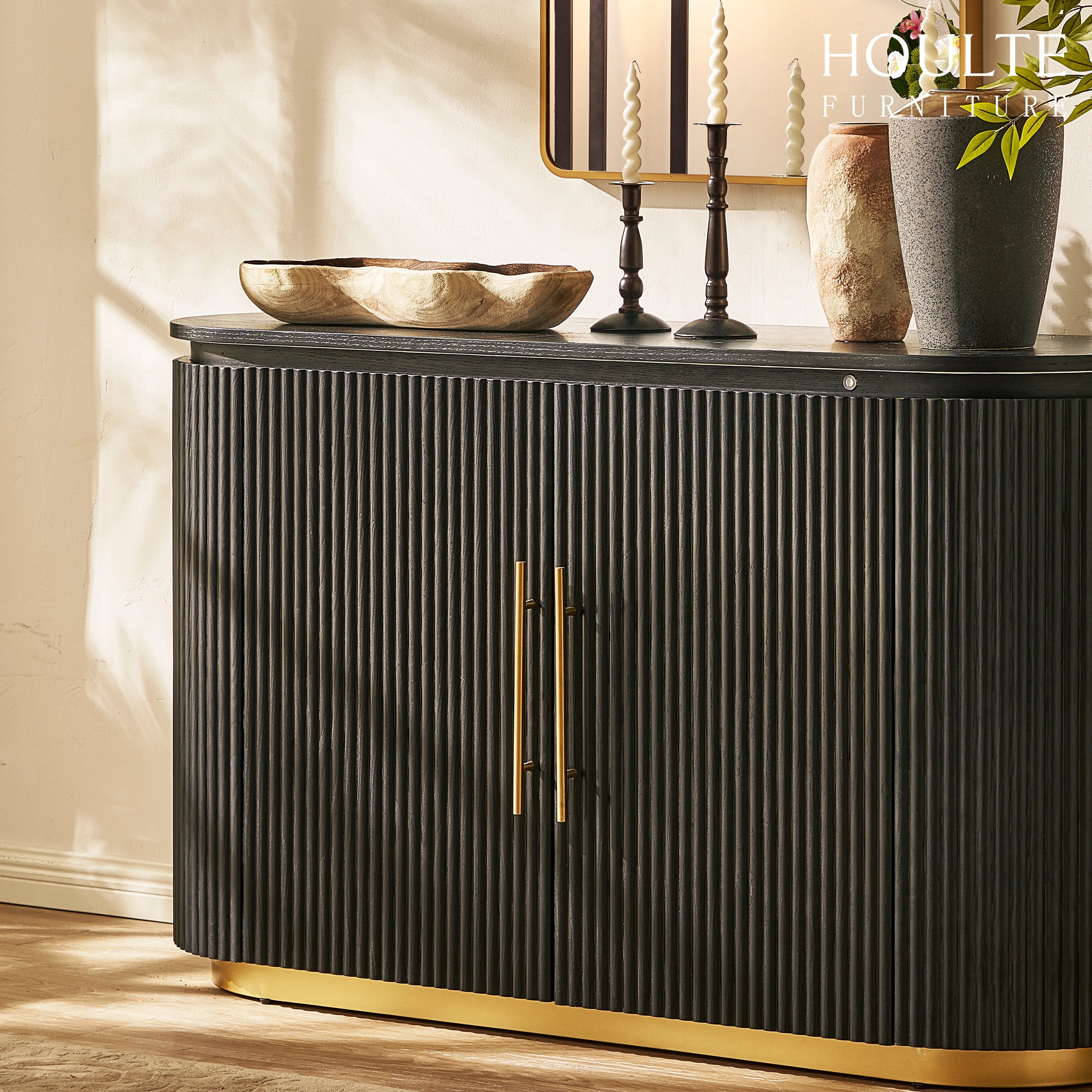 Ewan Oak Sideboard 56"W